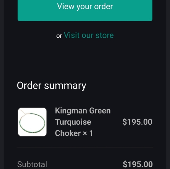 Elegant Genuine Torqouise Necklace - Picture 3 of 4